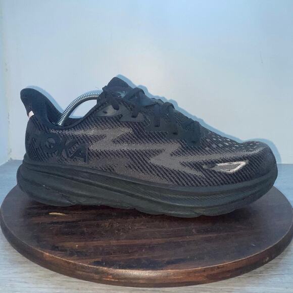 Hoka One One Clifton 9 Black 1127895 BBLC Running Shoes Sneakers Men’s Size 10.5 main image 4